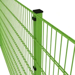 High Security Double Wire Fence Panels 868/656 Welded Steel Mesh Powder Coated for Garden