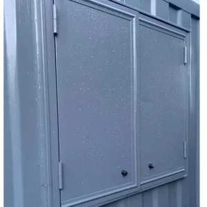 High Security Heavy Duty Steel Anti Vandal Security Window Shutter Shipping Container Windows
