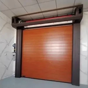 High Speed Thermal Protect Aluminum High Performance Outdoor Windproof Finished Rolling Spiral Dock Door