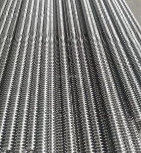 High Strength Full Threaded Rod Stainless Steel Hot Dip Galvanized Custom Length for Construction Reinforcement