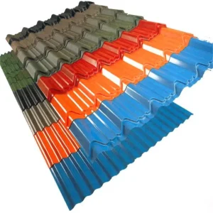High Strength Galvanized Roofing Sheet PPGI Color Coated Corrugated Metal Steel Roof Sheet