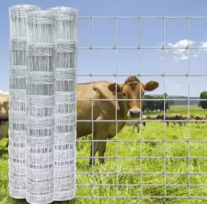 High Strength Galvanized Steel Wire PVC Coated Eco-Friendly Rodent Proof Horse Cattle Deer Sheep Farm Guard 6 Feet Fence