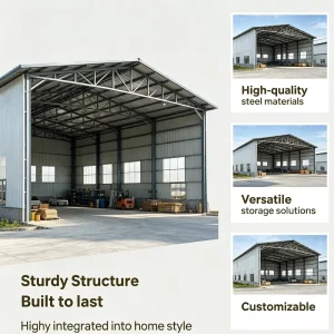 High Strength Industrial Grade Prefabricated Steel Structure Building System Customized Metallurgical Plant Office Buildings