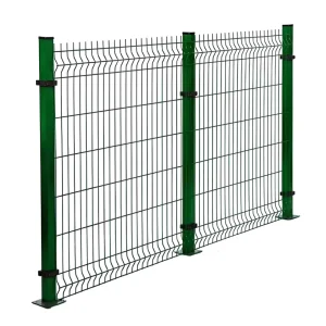 High Strength Stainless Steel Security Yard Fence Wire Mesh Panels Bendable Customizable 3D Design