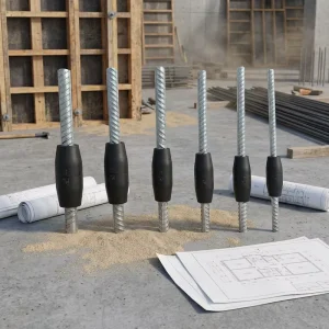 High Strength Steel Self Locking Rebar Coupler Anti Corrosion for Construction Projects Wall Floor Park Exceeds Tensile Strength