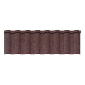 High Strength Stone Coated Roof System Decorative Shingles Weatherproof Industrial Grade Roofing Material Metal Tile