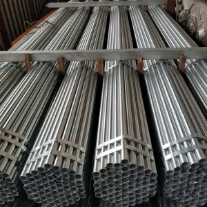 High Tensile ASTM F1083 SCH40 3 Inch HDG Steel Pipe 4mm Wall 6.4m Plain End Galvanized Steel Pipe