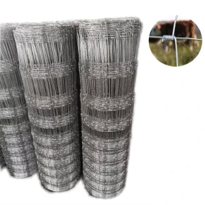 High Tensile Galvanized Field Fence Farm Cattle Wire Fencing Roll Anti-corrosion Livestock Fence Mesh for Agricultural Pasture
