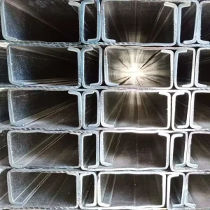 High Toughness C Shape Steel 0.5 6mm Thickness Galvanized Coated for Off Grid Solar Structure Construction