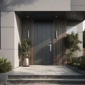 High end metal door specially designed for villas metal decorative doors metal interior doors