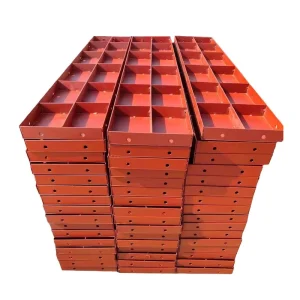 High-load Explosion-proof Steel Formwork Rust Proof Metal Shuttering for Wind Power Drainage Foundation Project
