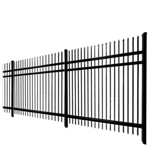 Home Garden Decoration Metal Wrought Iron Steel Fence