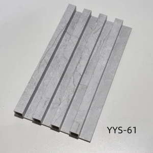 Home Interior Fluted Wall Panel WPC Wooden Wall Slat Panel Wall Panel Cladding
