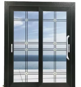 Home Temper Glass Security Window Grill Metal Frame Aluminum Sliding Windows Designs in Kerala