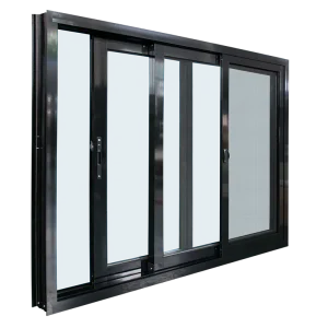 Horizontal Storm Custom Color Sliding Glass Aluminum Profile Window Aluminum Small Sliding Windows