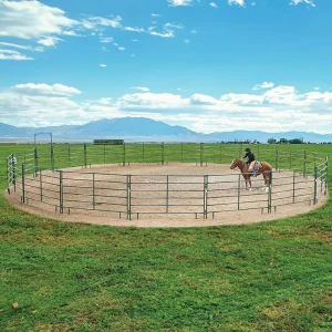 Horse Fence Panels 3D Modeling Powder-Coated Metal Fencing for Equestrian Estates and Livestock Protection