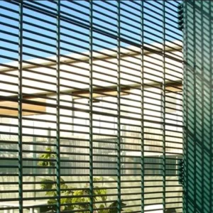 Hot Dip Galvanized 358 High Security Mesh Fencing Anti-cut Anti-intruder Perimeter Fence Panel 4mm Wire