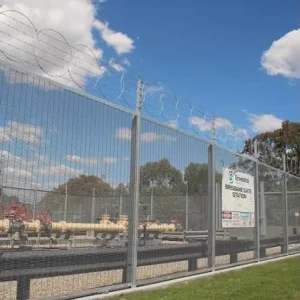 Hot-Dip Galvanized 358 Security Mesh Fence Panel Metal Anti-Climb Welded Fence