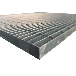 Hot-Dip Galvanized Alloy Anti-Slip Serrated Welded Cargo Trailer Floor Deck Steel Grating for Villas and Workshops