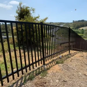 Hot-Dip Galvanized Aluminum Metal Fence for School, Community and Courtyard