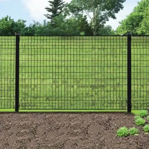 Hot Dip Galvanized Curved 3D Wire Mesh Fence for Yard Boundary Safety Isolation