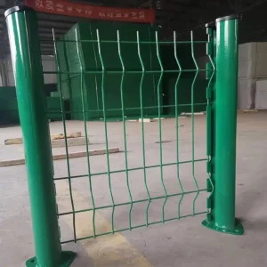 Hot Dip Galvanized Garden Fence Panel Heavy Duty Welded Wire Mesh Metal Fence for Residential Farm Highway Protection