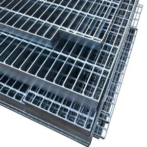 Hot Dip Galvanized Heavy Duty Anti Slip Serrated Welded Industrial Construction Walkway Steel Grating Ghana