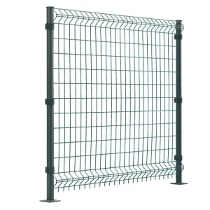Hot-Dip Galvanized Powder-Coated 4.0 mm 3D Triangular-Bend Wire Mesh Fence Panel for School, Park, or Farm Enclosure