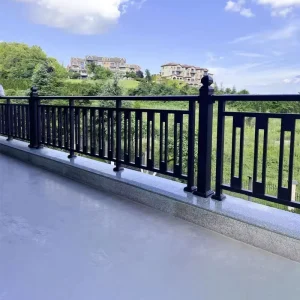 Hot-Dip Galvanized Steel Security Fence Panels, Rustproof, Outdoor Guardrail for Garden, Yard, Villa, and Balcony