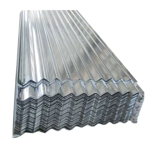 Galvanized Steel Roofing Bwg 28 26 24 Gi Corrugated Roofing Sheets for Steel Structure Galvanized Roofing Sheet
