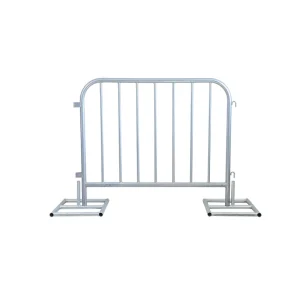 Hot Dipped Galvanized Crowd Control Barrier Portable Metal Pedestrian Barricade for Concert Construction Road Safety Fencing