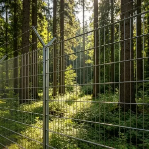 Hot-Dipped Galvanized Double Wire Mesh Fence 2D Twin Wire Metal Fencing for Residential Farm Road Safety Isolation