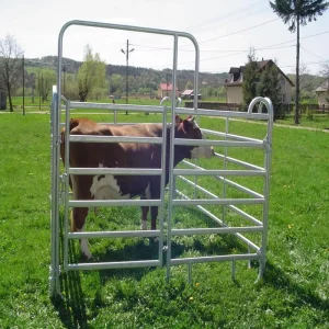 Hot Dipped Galvanized Horse Fence Corral Panels Cattle Livestock Fencing Metal Farm Gates Animal Safety Round Pen Fence