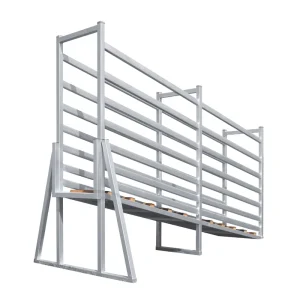 Hot-Dipped Galvanized Metal Portable Livestock Loading Ramp for Cattle Farms