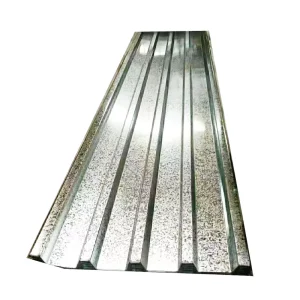 Hot Dipped Zinc Coated Zero Regular Spangle 0.2mm 0.6mm Thickness Corrugated Galvanized Metal Roofing Sheets