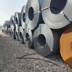 Hot Rolled Carbon Steel Coil With Smooth Black Scale Industrial Metal Material