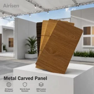 Hot Selling Modern Metal Carved Panel Decorative Foam Fire Resistant Water Resistant Eco Friendly Exterior Wall Villa 3 Year