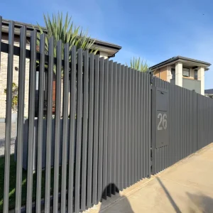 Hot Selling and Affordable Outdoor Aluminum Fence Vertical Strips Modern Durable and Environmentally Friendly Powder Coating