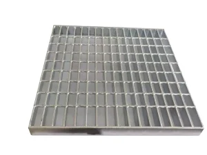 Hot dip Galvanized Steel Grating Manufacturer Platform Tread Plate Trench Cover Plate Anti slip Heavy duty Steel Grating