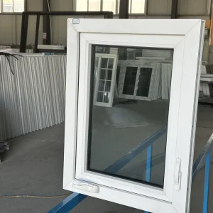 House Metal Casement Window Upvc Casement Window with Roller Shutter and Security Mesh
