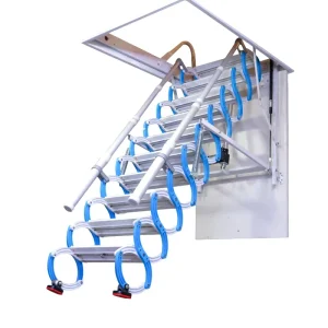 Household Electric Telescopic Steel Folding Stairs For Attic Roof And Loft Access
