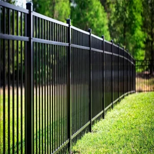 Household Powder Coated Aluminum Outdoor Decorative Metal Fence Gate