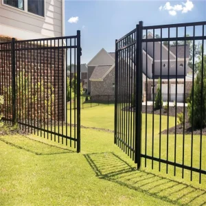Houses Gates and Fence Railing Panels Yard Decorative Wrought Iron Metal No Dig Aluminum Outdoor