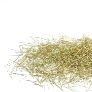 ISO CE 13mm Straight UHPC Copper Coated Micro Steel Fiber Price for Concrete Reinforcement Fibra De Acero Metal Steel Fiber