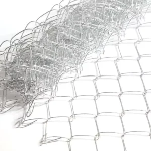 Impact-Resistant Chain Link Security Fence for Site Isolation and Road Protection