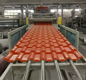 In Stock 2.3mm 2.5MM 3MM ASA Synthetic Resin Roof Tiles Weather-resistant Roofing Sheet For Hotels Villas Residential House