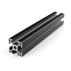 In Stock Heavy Duty 6063 Aluminum Profile Aluminum Alloy Profile Silver Black Anodized Industrial Aluminum Extrusion Profile