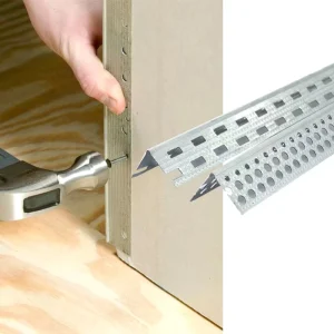 Indoor and Outdoor Building Corners 25x25x2.7m Galvanized Steel Corner Bead Fireproof Rustproof Easy Installation