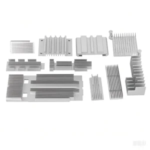Industrial 6000 Series Aluminum Alloy Extruded Heat Sink High Density Fin Extrusion Cutting Bending T3 T8 Temper for PCB