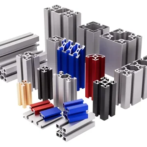 Industrial Aluminum Extrusion Profile 6000 Series T5 Material Customized with Bending and Cutting Services